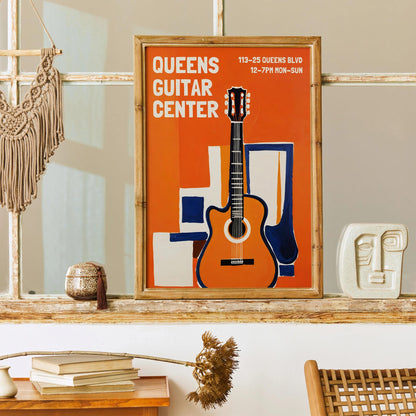 Guitar Music Store Poster