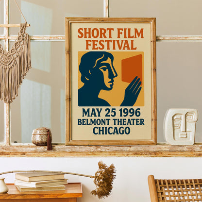 Short Film Festival Vintage Poster