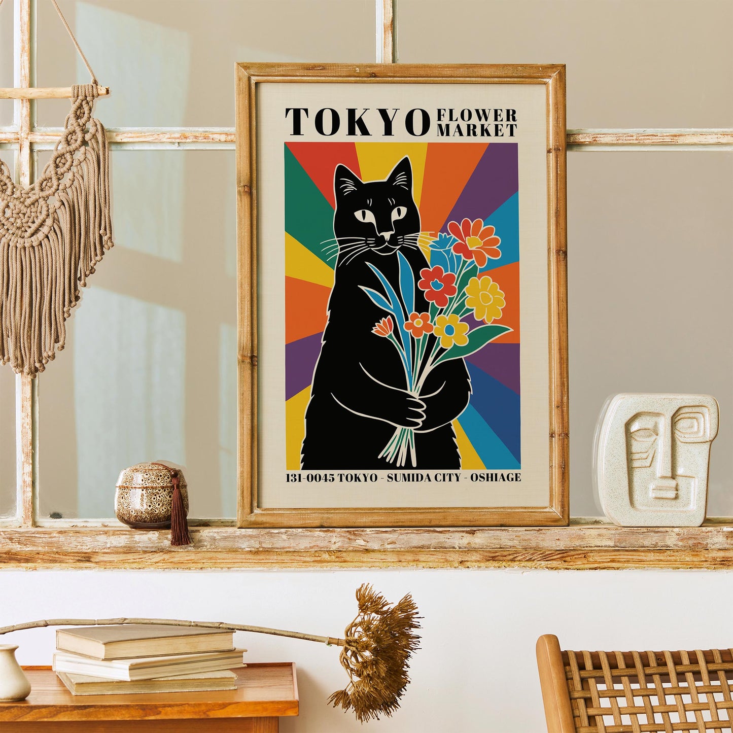 Tokyo Flower Market Poster