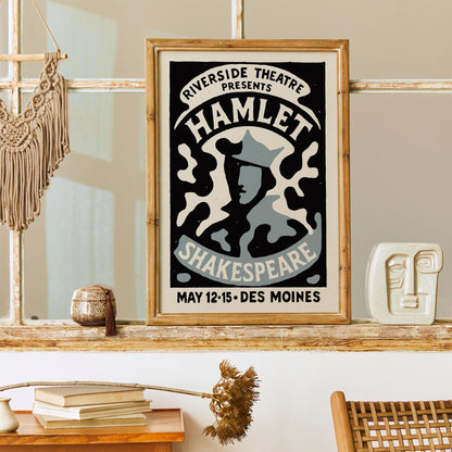 Hamlet Shakespeare Poster Print