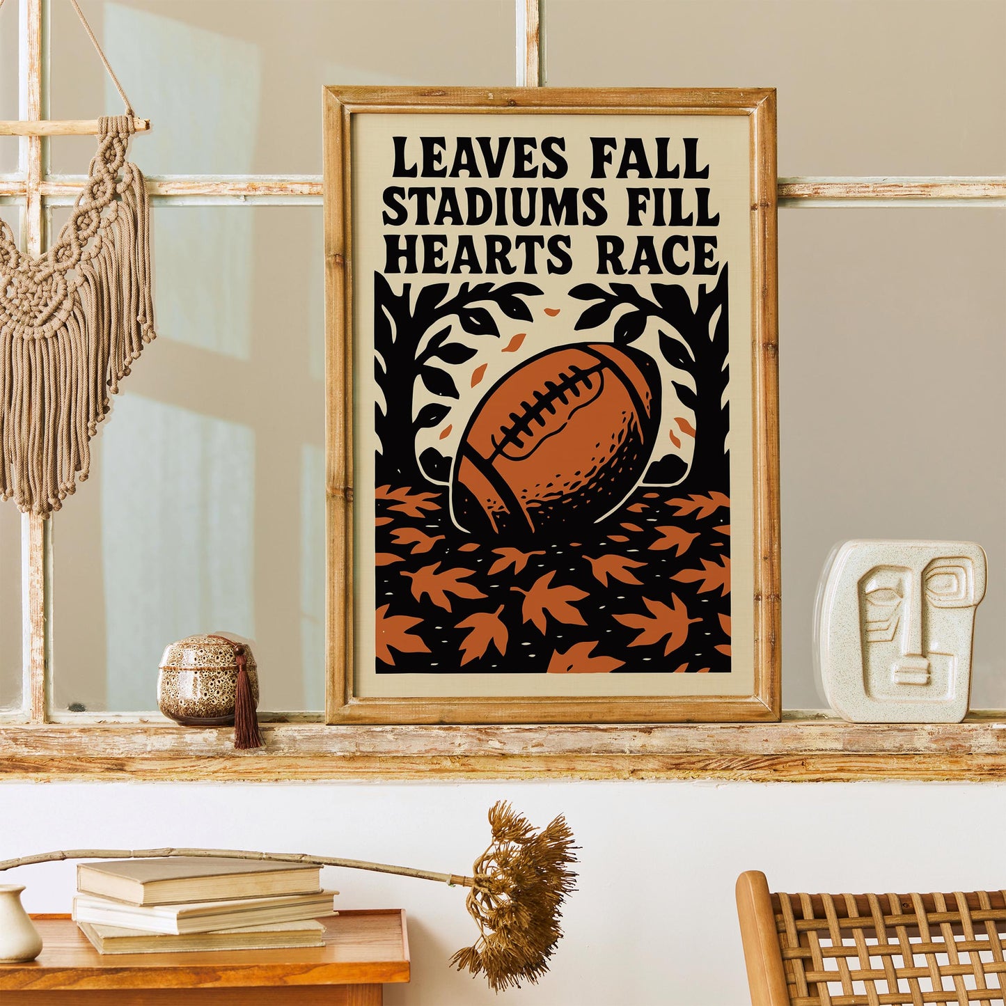 Autumn Football Season Poster