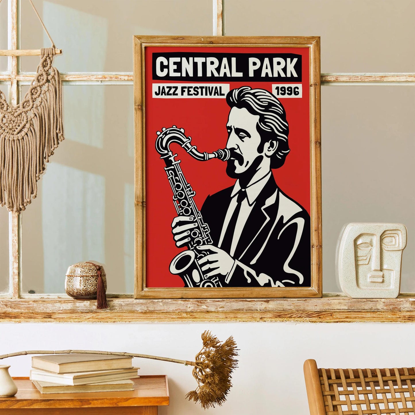 Central Park Jazz Festival 1996 Poster