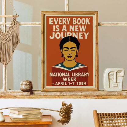 Every Book Is a New Journey Poster