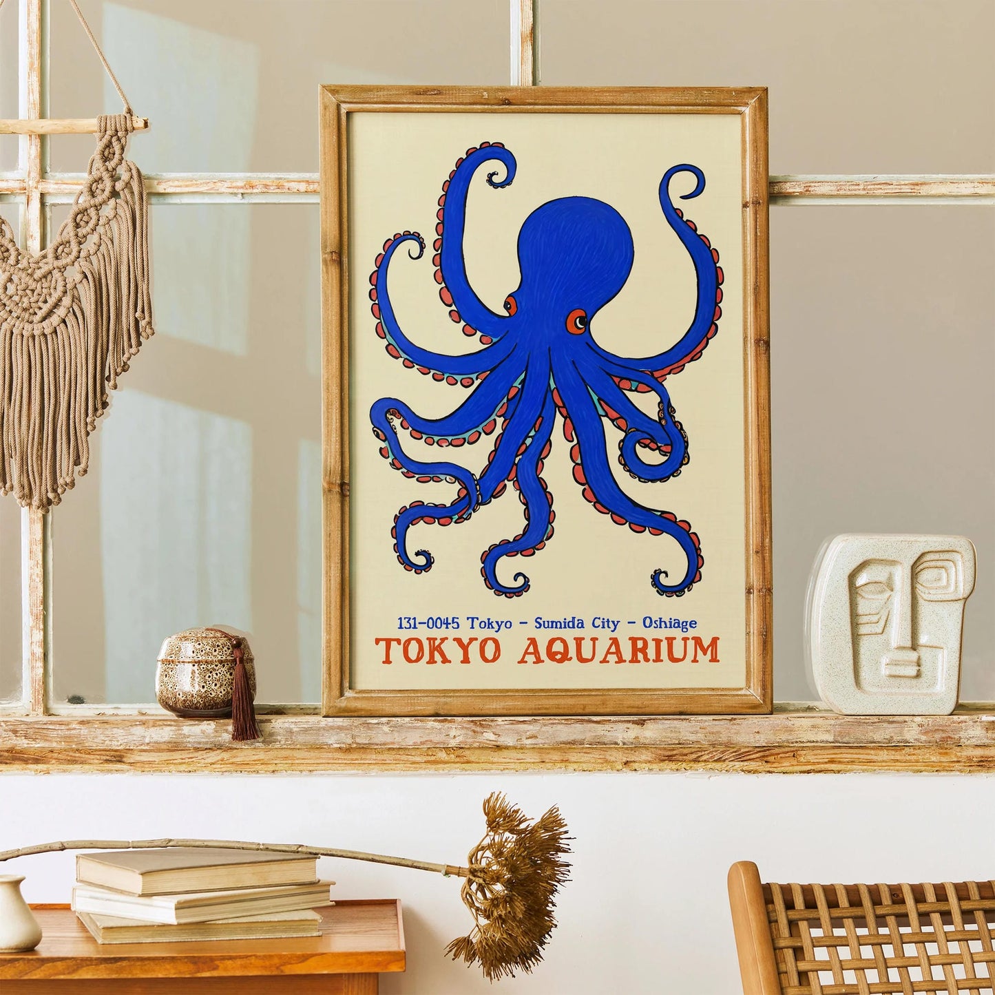 Tokyo Aquarium Octopus Poster