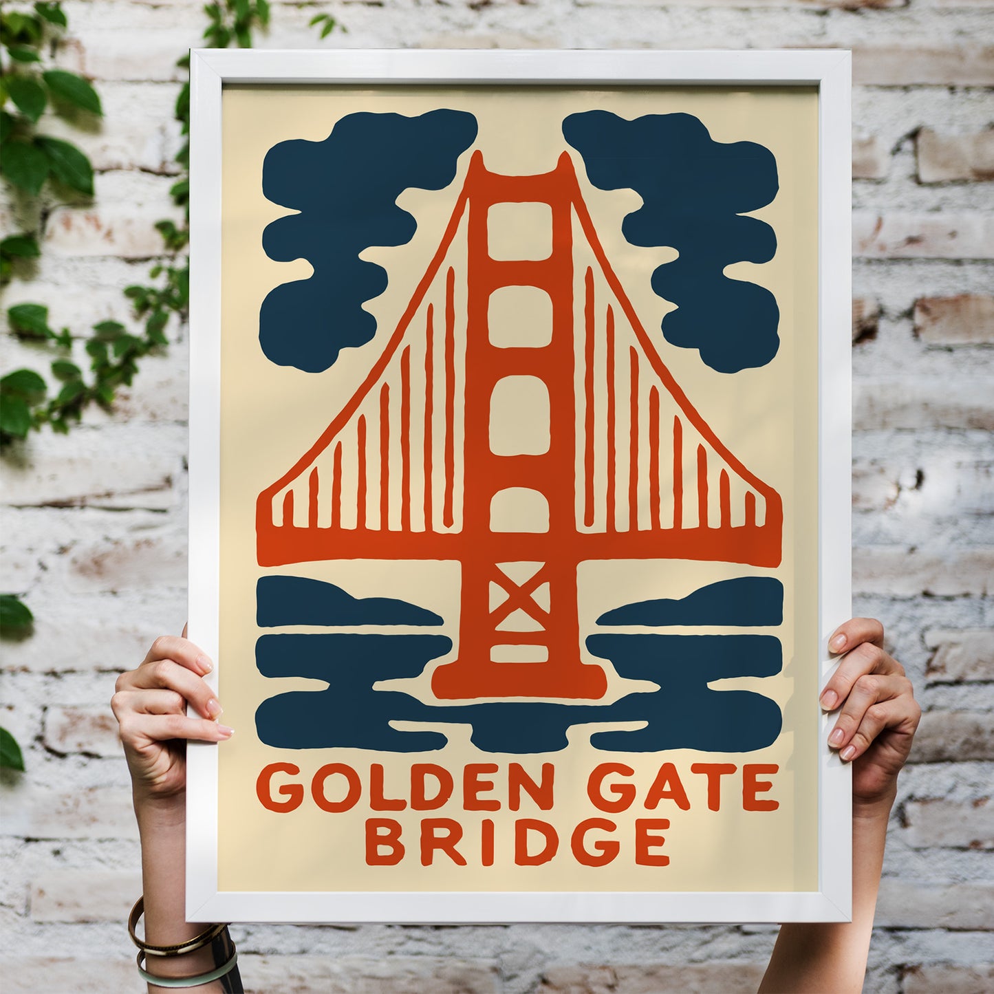 Golden Gate Bridge Travel Poster