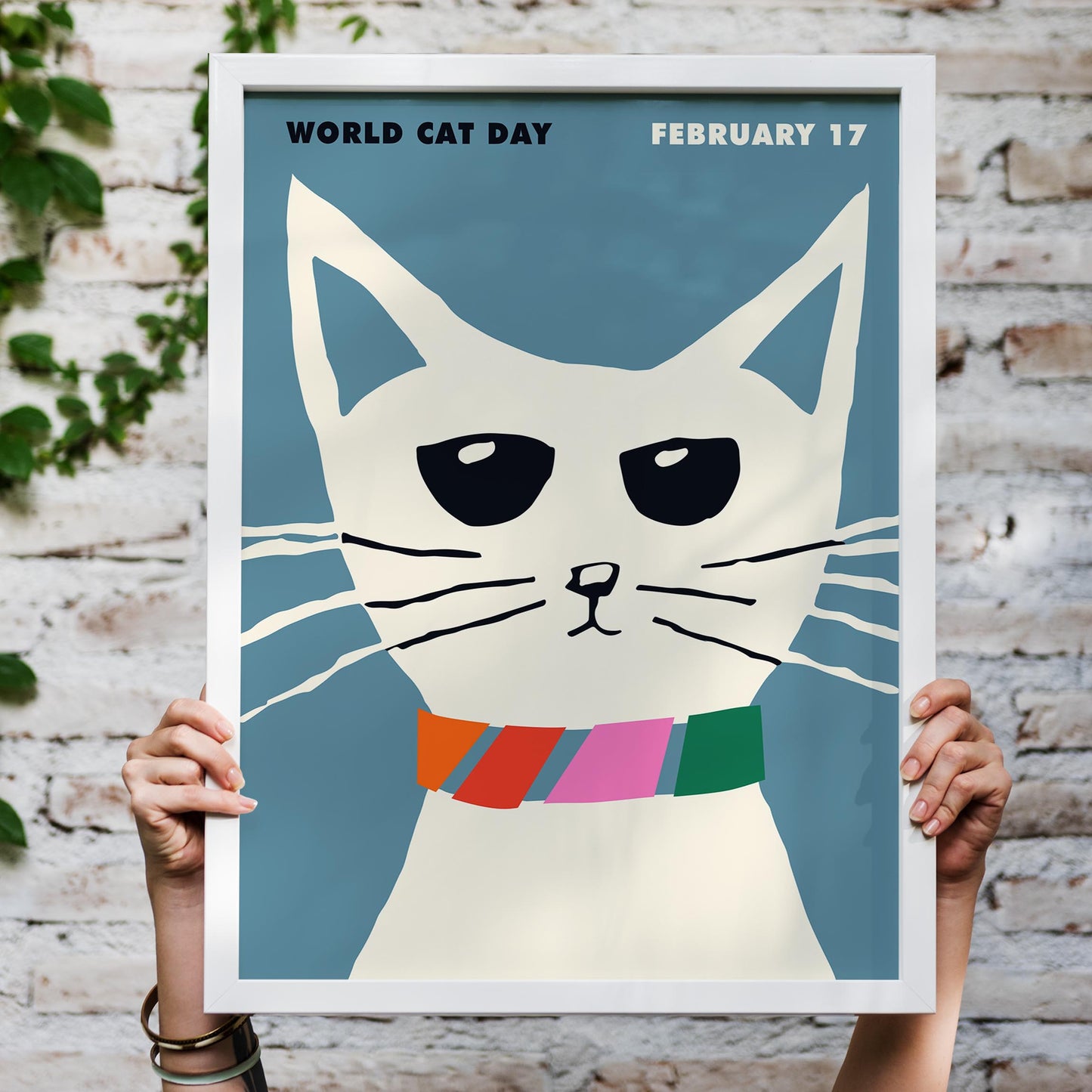 World Cat Day Poster Print