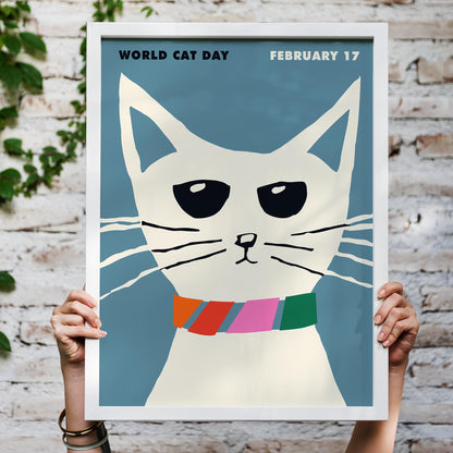 World Cat Day Poster Print