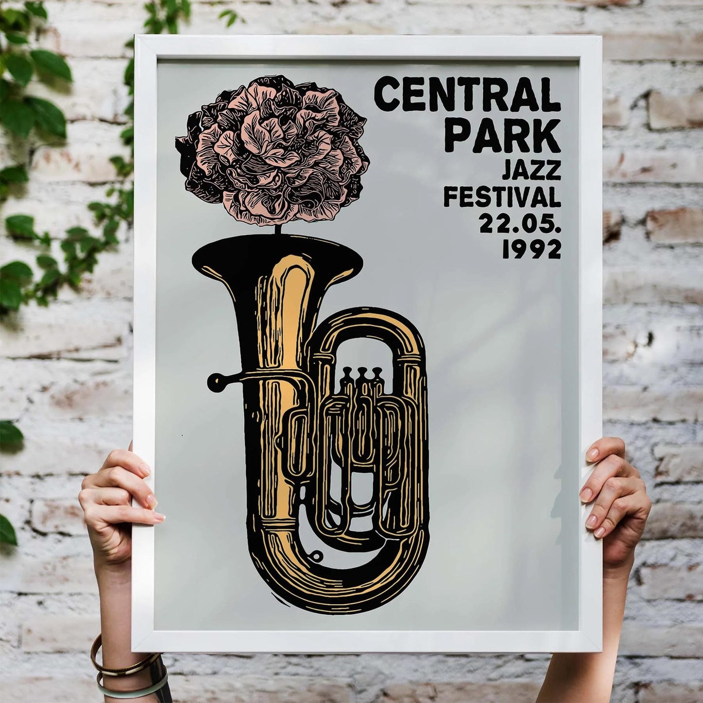 Central Park Jazz Poster Print