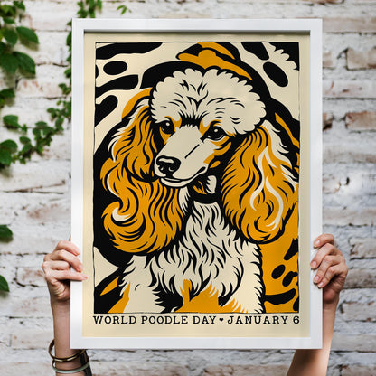 World Poodle Day Poster Print