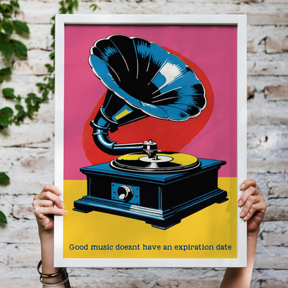 Retro Music Vibes – Wall Art Print