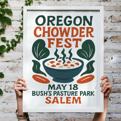 Oregon Chowder Fest Poster