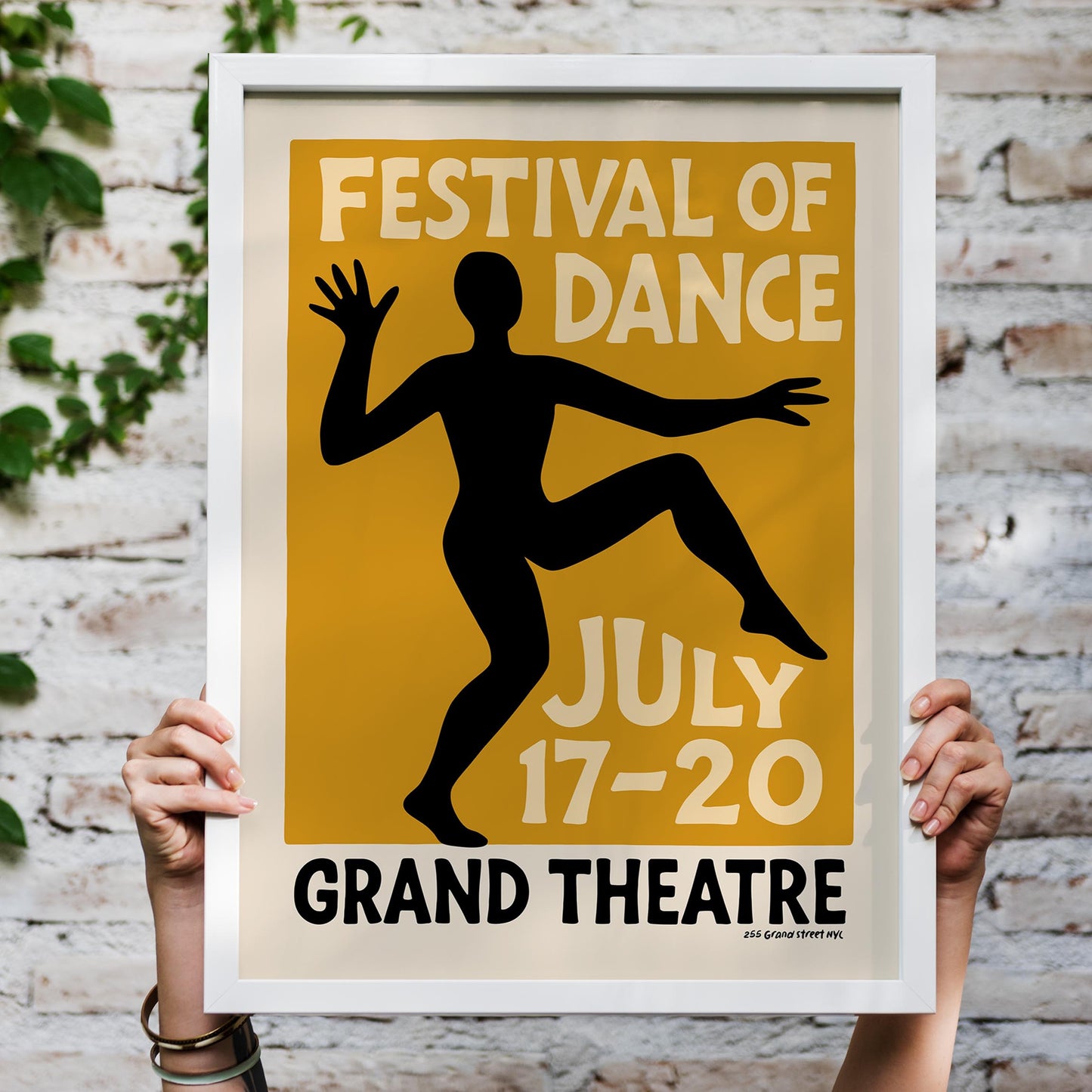 Dance Festival Retro Poster Print