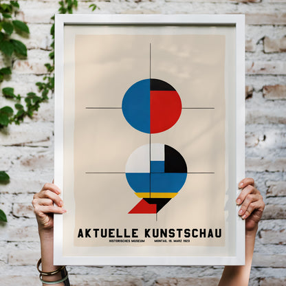 Bauhaus Exhibition Abstract Poster