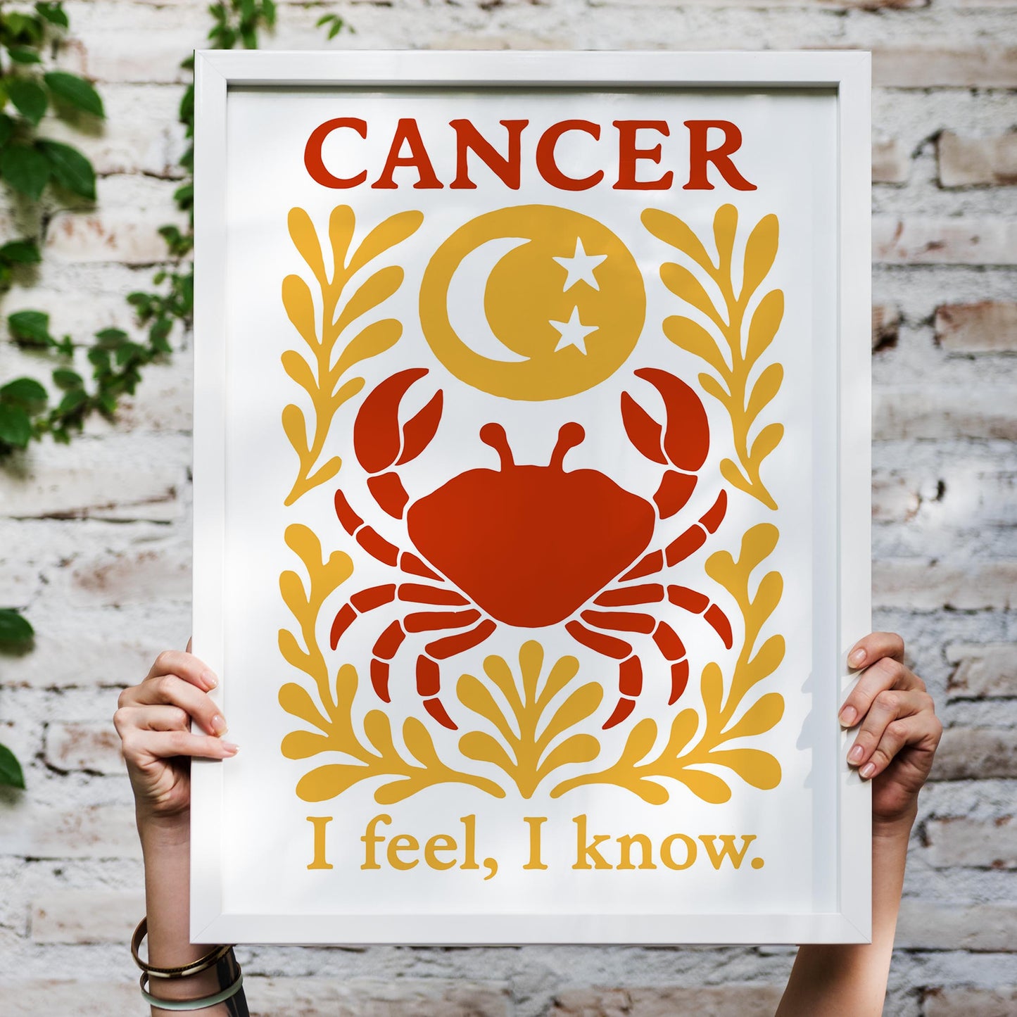 Cancer Zodiac Poster Wall Art