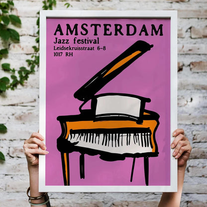 Amsterdam Jazz Festival Poster Print