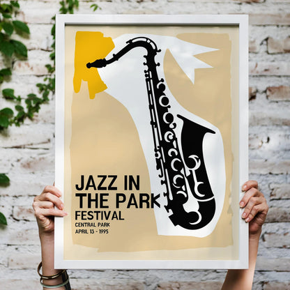 Jazz in the Park - 1995 Festival Poster