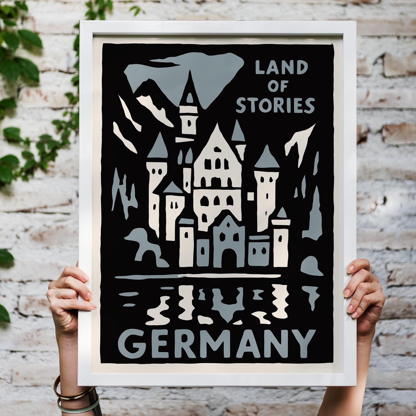 Germany Castle Travel Poster
