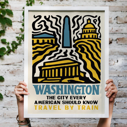 Washington DC Travel Poster