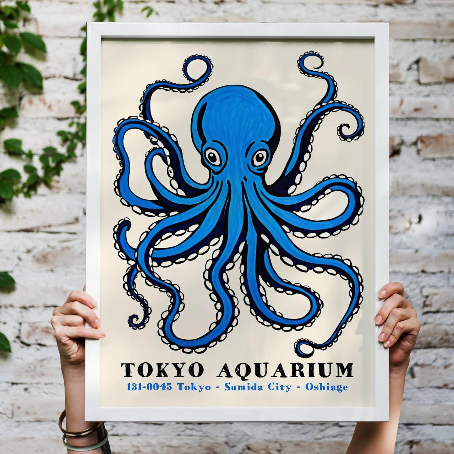 Tokyo Aquarium Retro Art Print