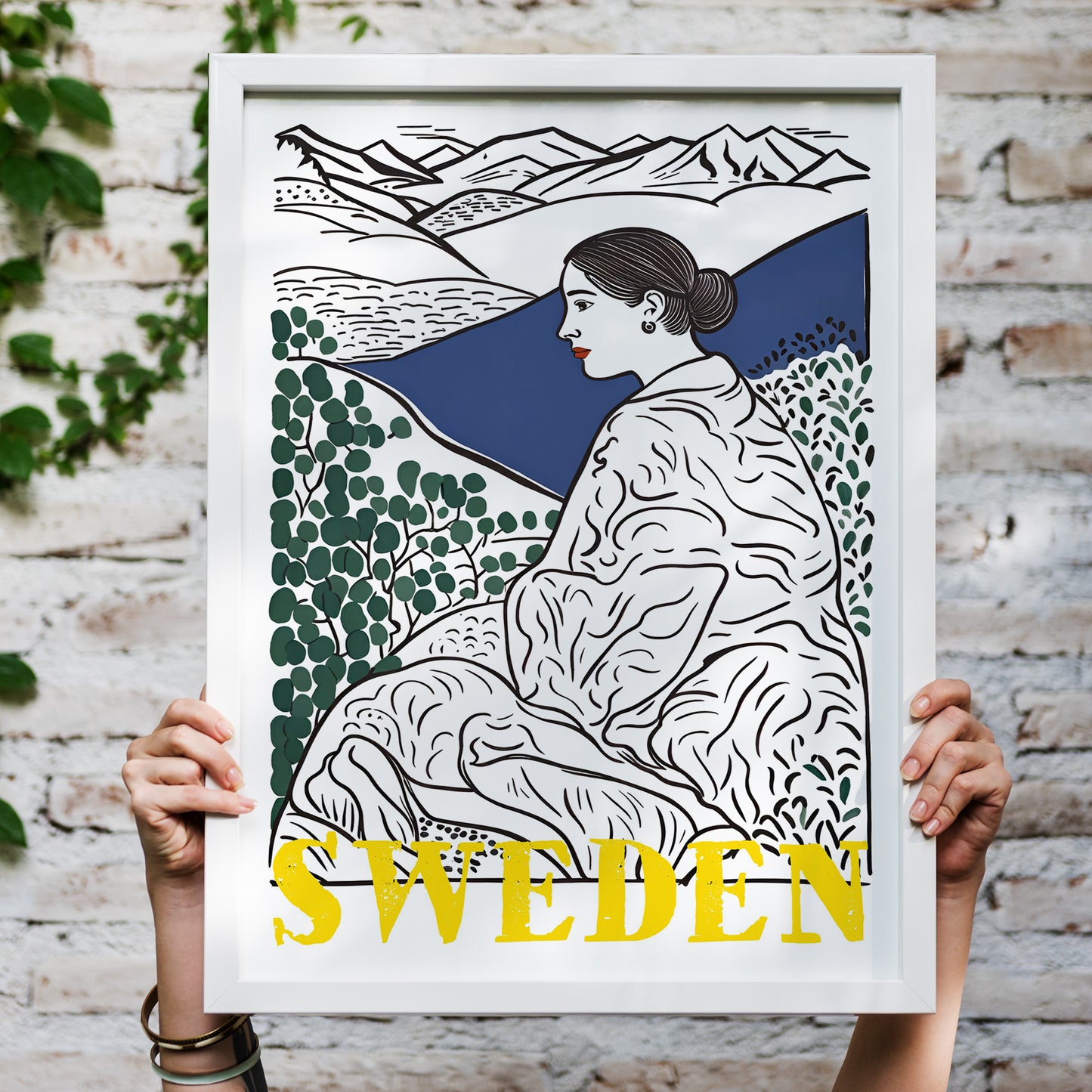 Sweden - Retro Travel Poster