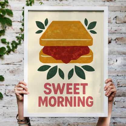 Sweet Morning Sandwich Poster