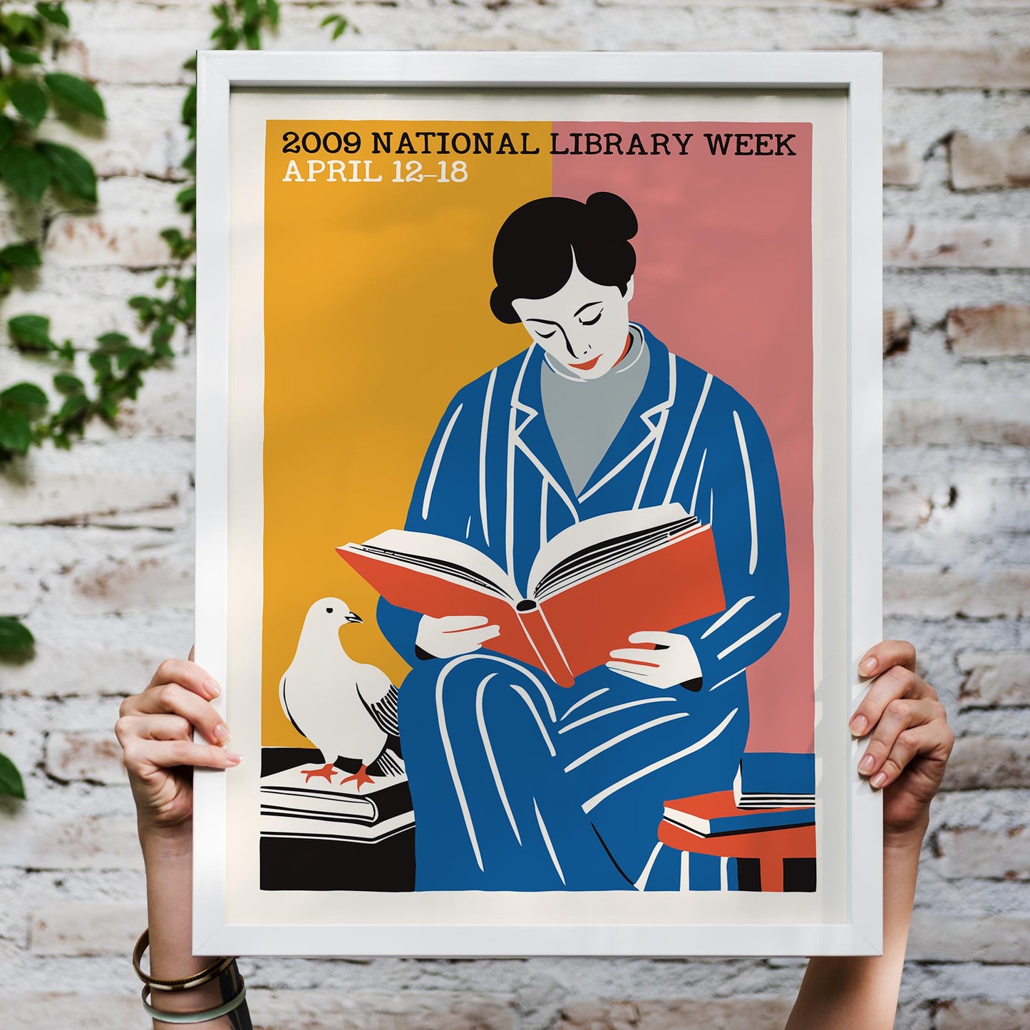 National Library Week Reading Poster