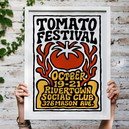 Tomato Festival Poster Print