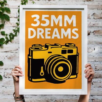 Bold 35mm Camera Print