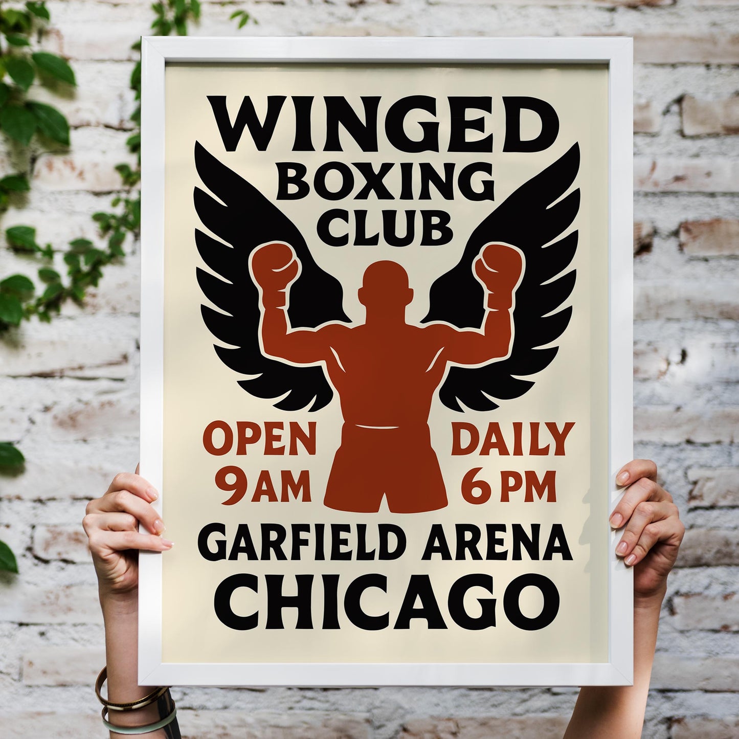 Winged Boxing Club Print
