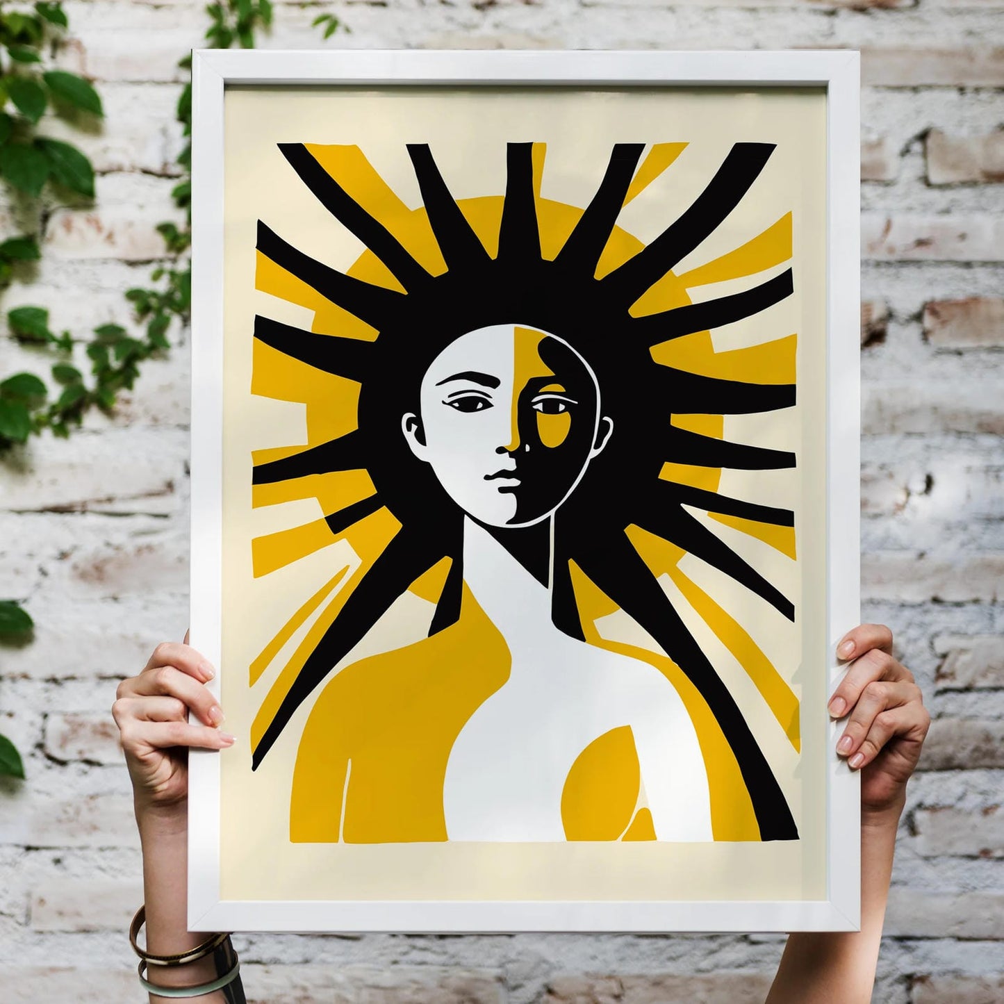 Sun Goddess Boho Art Print