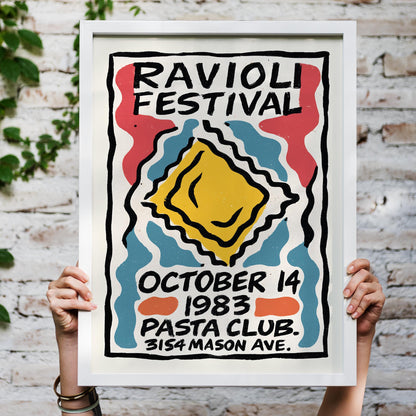 Ravioli Festival Poster Print