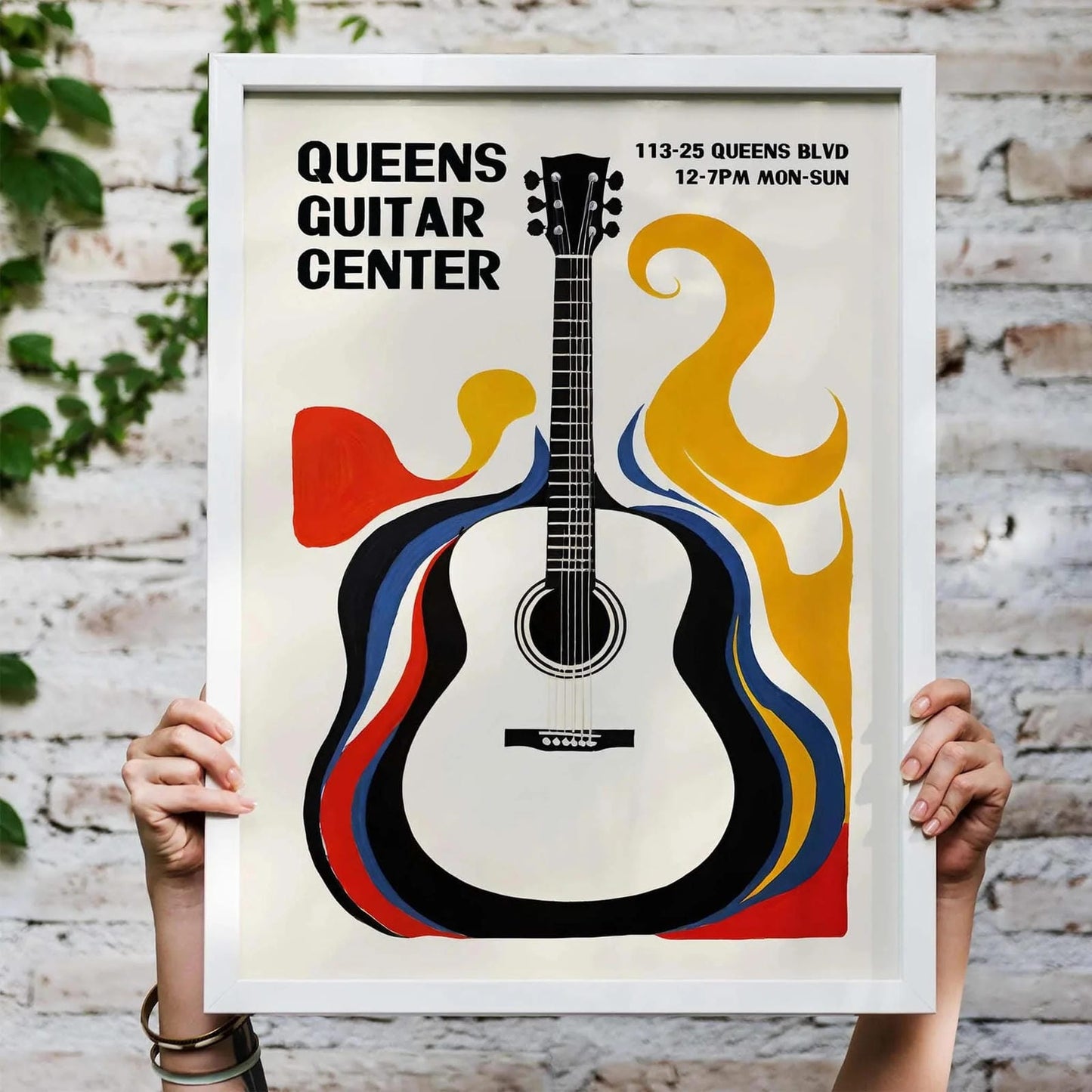 Queens Guitar Center Poster Print