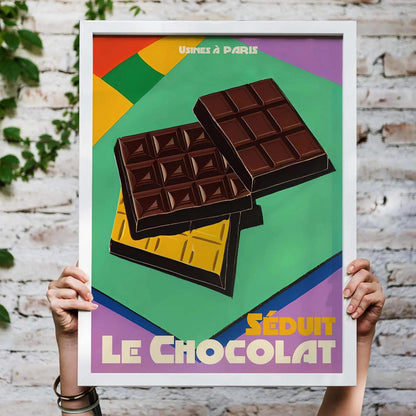 Le Chocolat Paris Poster Print