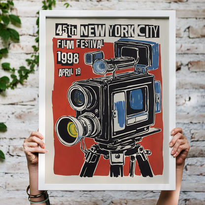 1998 NYC Film Festival Vintage Poster
