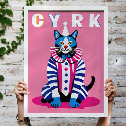 Polish Circus Vintage Retro Poster
