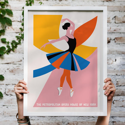 Ballerina Modern Art Print