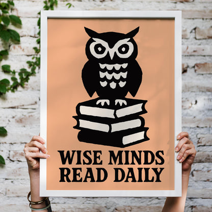 Wise Owl Poster Print