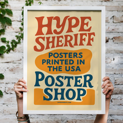 Retro Poster Store Poster Print