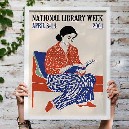Library Week Reading Poster