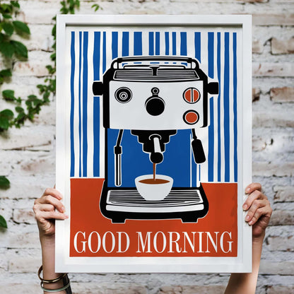 Good Morning Coffee Poster