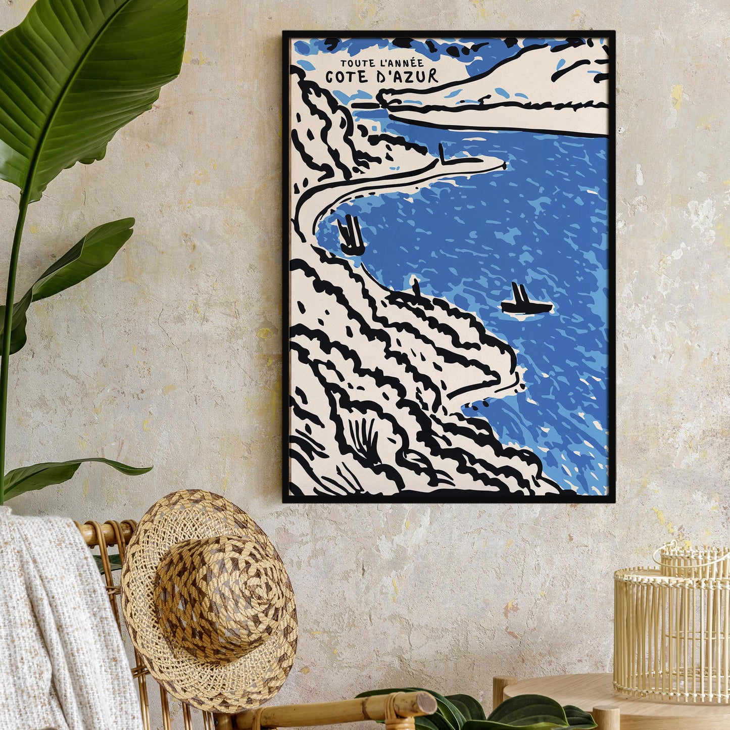 Cote d Azur French Riviera Poster