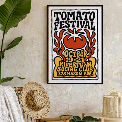 Tomato Festival Poster Print