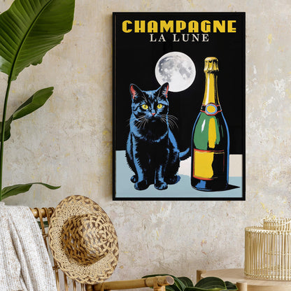 Champagne La Lune Print