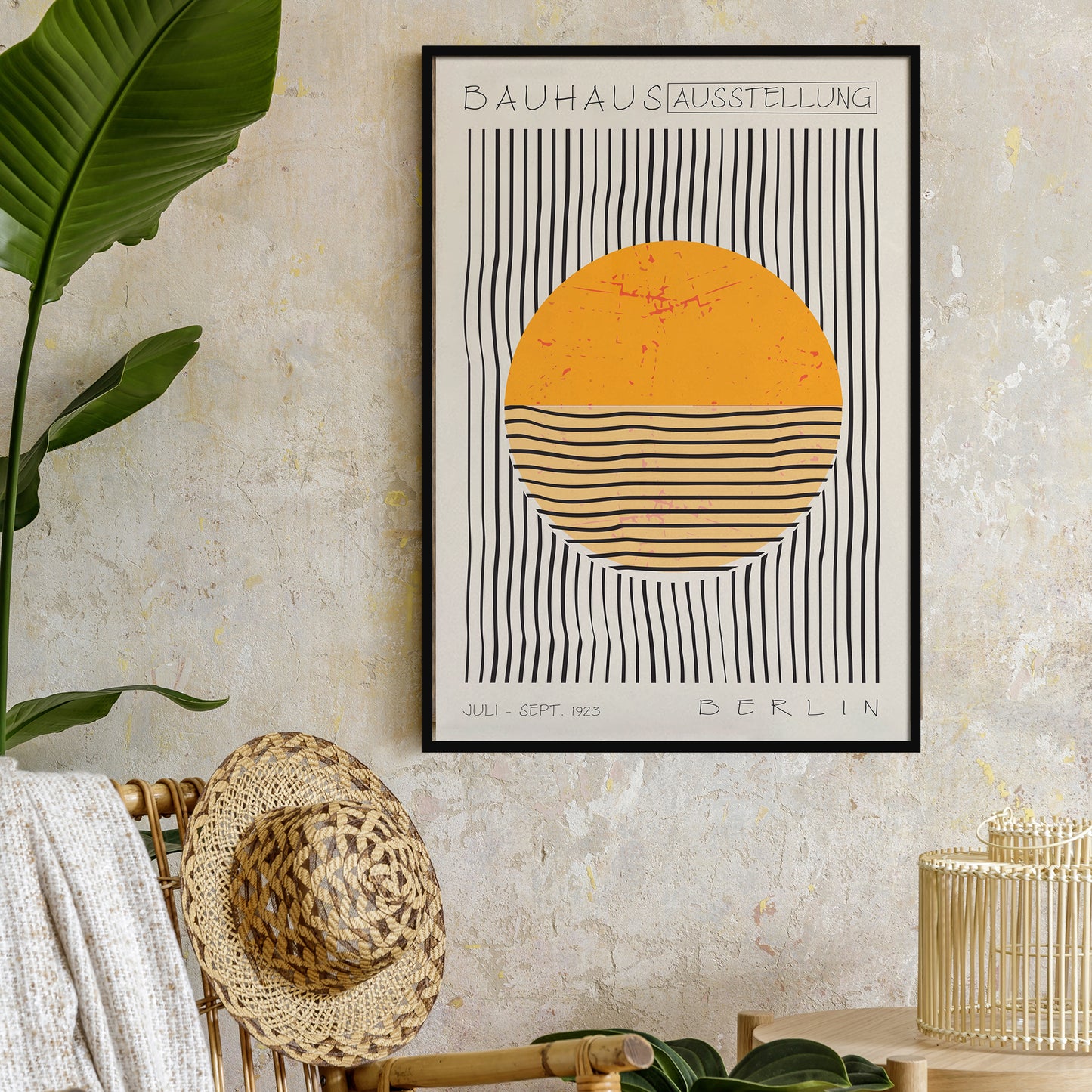 Bauhaus Sunset Berlin Poster