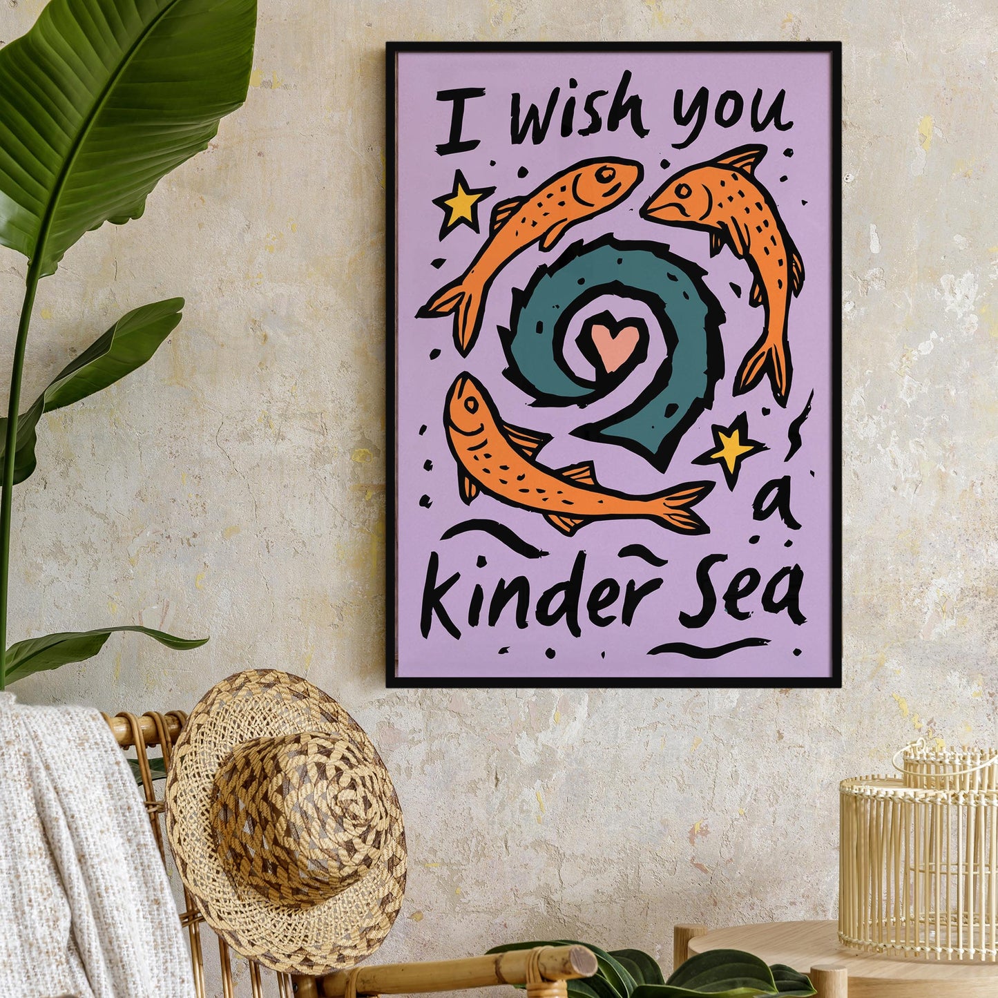 Kinder Sea Fish Poster