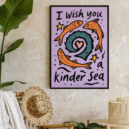 Kinder Sea Fish Poster