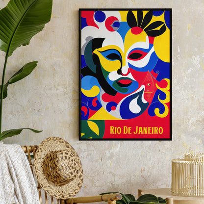 Rio De Janeiro Festival Vintage Poster Print