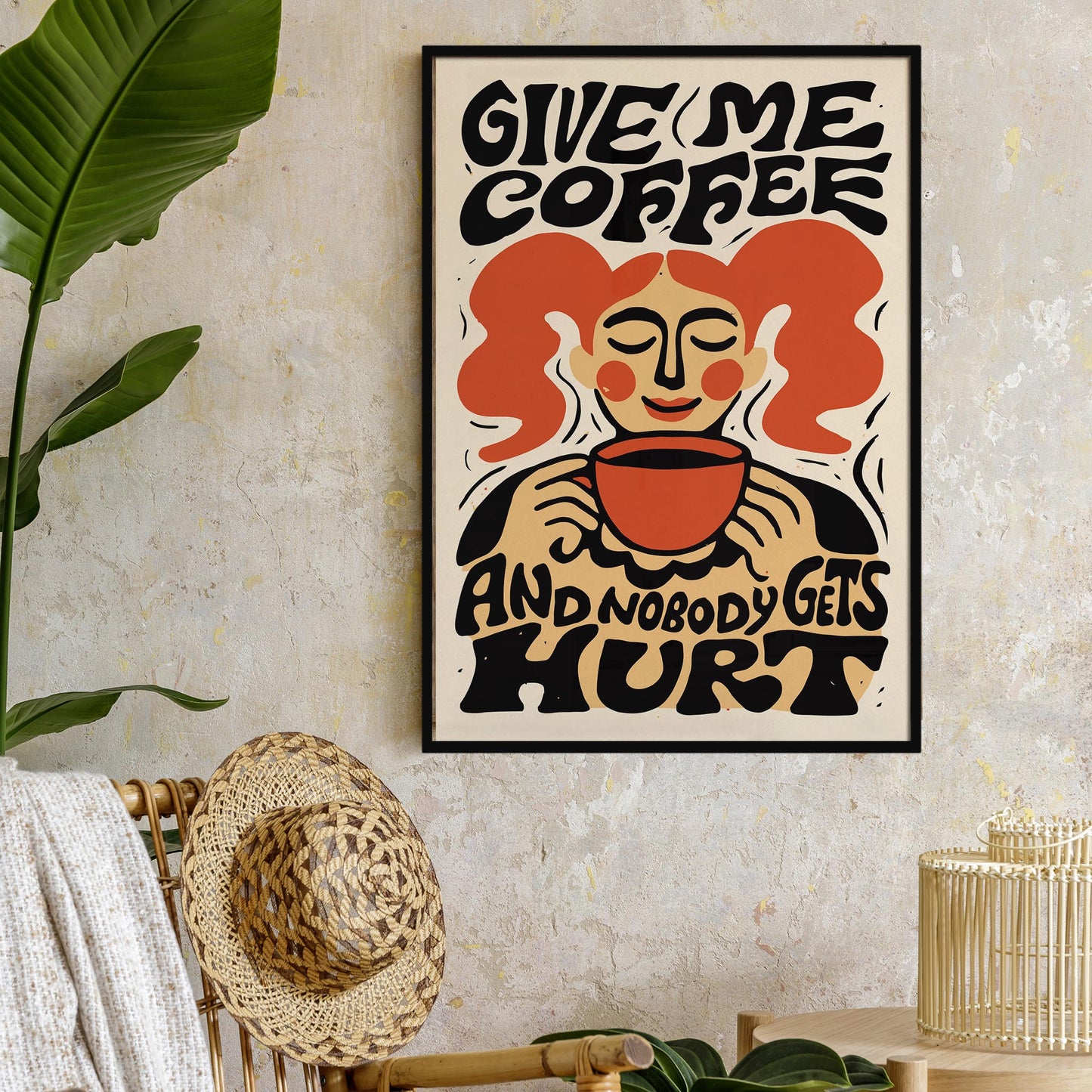 Coffee First Wall Art