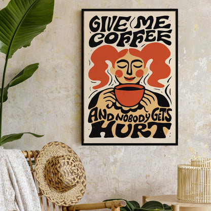 Coffee First Wall Art