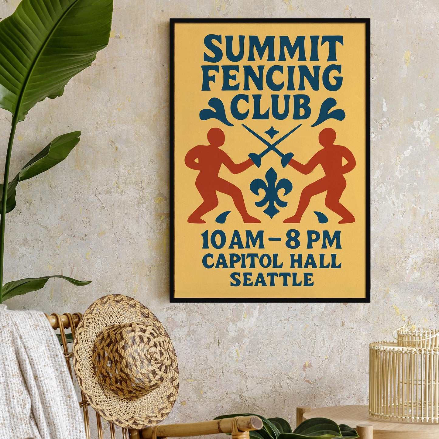 Summit Fencing Club Poster